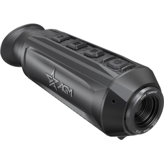 Rugged gray AGM Taipan V2 monocular with a forward lens, textured grip, and top-control buttons.