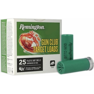 Remington Gun Club Target Load Shotshells 12 ga 2-3/4" 1-1/8 oz 1145 fps #7.5 250/ct Case