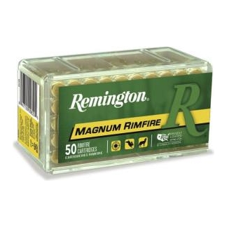 Remington Magnum Rimfire Ammunition .22 WMR 40 gr PSP 1910 fps 2000/ct Case (40-50/ct Boxes)