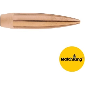 Wooden bullet-shaped object with a pointed tip lying horizontally on a white background; yellow MatchKing logo in the corner.