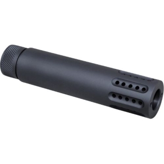 GUNTEC SLIP OVER BARREL SHROUD - MULTI PORT MUZZLE BRAKE 308