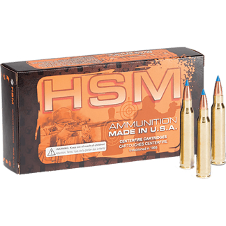 HSM Varmint Rifle Ammunition 22-250 Rem. BlitzKing 50 gr. 20 rd.