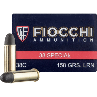 Fiocchi Range Dynamics Pistol Ammo 38 Spl. 158 gr. LRN 50 rd.