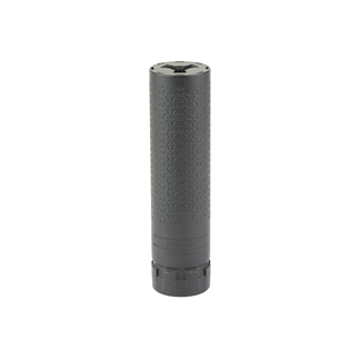 Black textured cylindrical grip, likely a bicycle or scooter handlebar grip with end caps.