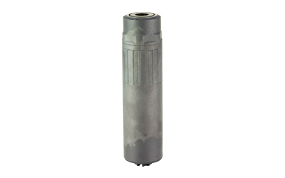 AC556QD718-N_2jpg | ATFirearms Cylindrical metal component with a knurled midsection and hollow top opening, likely a hardware or machinery part.
