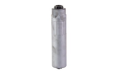 AC6MMQD718_2jpg | ATFirearms Cylindrical metal electronic component with a black connector on top, resembling a capacitor or filter module.