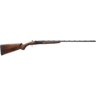 Bolt-action rifle with a wooden stock and long metallic barrel, shown from the side.