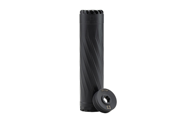 ANXX-35-B_2jpg | ATFirearms Black cylindrical hole saw with attached round cutting bit and arbor, used to drill large circular holes