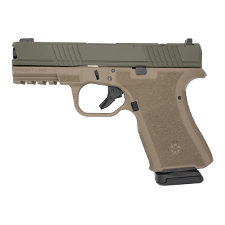 BRO FRONTLINE 9MM 4" 15RD FDE/ODG