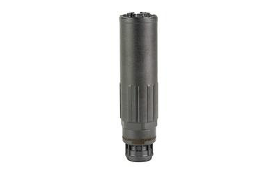 CGS-SCISIX_1jpg | ATFirearms Cylindrical metal electronic component with a ribbed body and a threaded bottom connector, standing upright against a white background