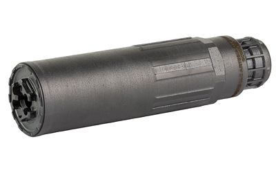 CGS-SCISIX_3jpg | ATFirearms Gray cylindrical plastic adapter with a knurled ring at one end and a star-shaped receptacle on the left, likely a tool bit or connector part.