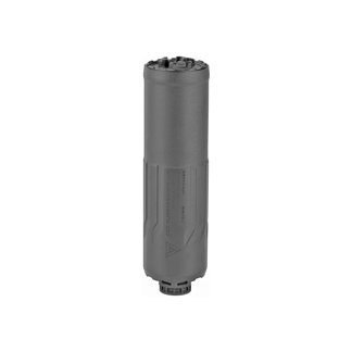 Grey cylindrical water filter cartridge with threaded ends for a filtration system