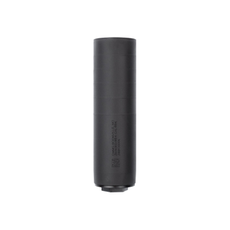 Black matte cylindrical bottle with a cap, standing upright.