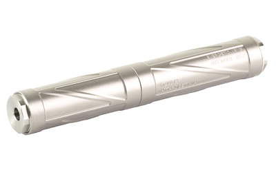 ENEA02_3jpg | ATFirearms Cylindrical metal hand tool with knurled sections and threaded ends, shown against a white background.