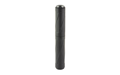 ENEA03_1jpg | ATFirearms Black textured cylindrical grip for a bicycle handlebar, shown from the side, with diagonal patterns.