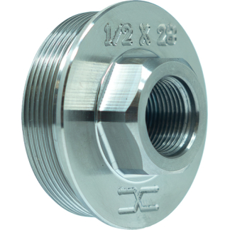 FAXON 1/2X28 DIRECT THREAD TO - HUB ADAPTER TITANIUM