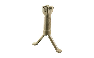 GPSV2T_1jpg | ATFirearms Three-legged metal bipod with a clamp-style mounting head at the top for stabilizing equipment.