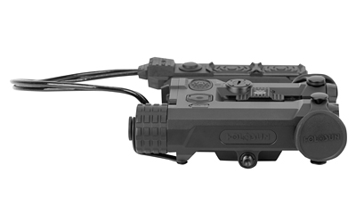 HSIRIS-RD4_3jpg | ATFirearms Rifle-mounted laser/IR illumination module with a remote cable and adjustment knobs on top.