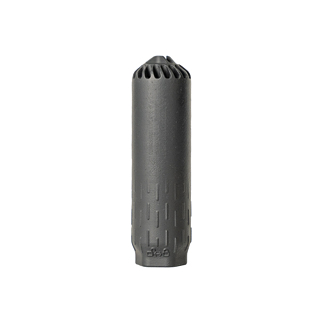 Small cylindrical diffuser/nozzle attachment with a perforated, vented tip and vertical side grooves (likely a nozzle or muffler component).
