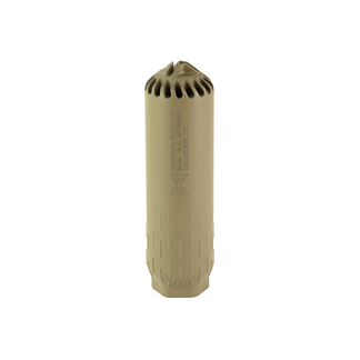 Tan cylindrical vented cartridge with perforated top and textured body, likely a filter or diffuser component.
