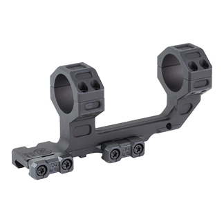 Two-ring rifle scope mount (optic rail) with a long base, used to attach a rifle scope to a firearm.