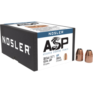 NOSLER BULLETS 38 .357 - 125GR JHP 250CT