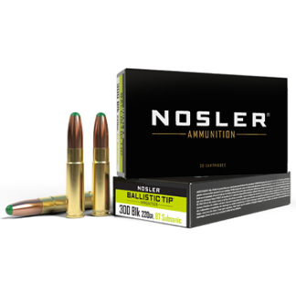 NOSLER 300BLK 220GR BT RN 20/400