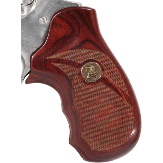 PACHMAYR LAMINATED WOOD GRIPS - RUGER SP101 ROSEWOOD CHECKERED