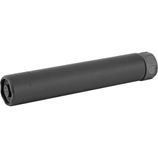 Gray cylindrical tube with round end caps, viewed at an angle on a white background.