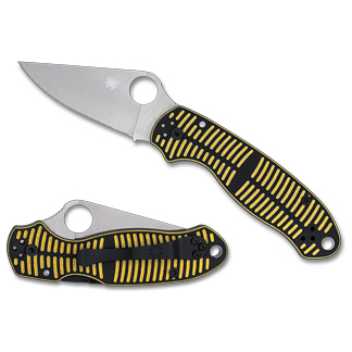 SPYDERCO PARA 3 SALT 2.93" YLW/BLK