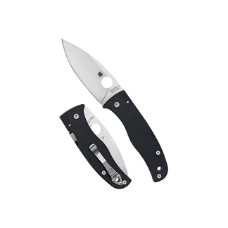 SPYDERCO BODACIOUS CF 3.63" BLK/SLV