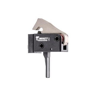 Timney trigger assembly for a firearm (black housing with metal trigger)