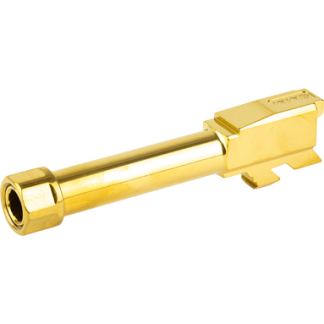 Gold-colored locking pin with a threaded end and mounting tab, a fastener used to secure components.
