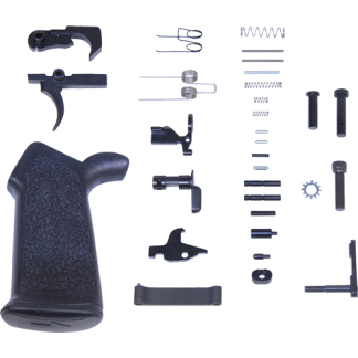 GUNTEC COMPLETE LOWER PARTS - KIT AR10 W/ ERGONOMIC GRIP