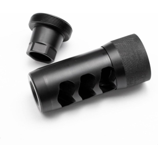 Area 419 Hellfire Self Timing Muzzle Brake 223/6mm Black Nitride 5/8-24