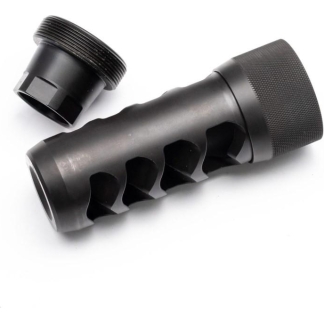 Area 419 Sidewinder Magnum Self Timing Muzzle Brake 338 cal Black Nitride 5/8-24