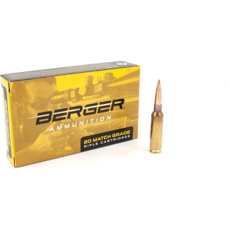 Berger Bullets Match Grade Rifle Ammunition 6.5mm Creedmoor 140gr Hybrid Target 20/ct