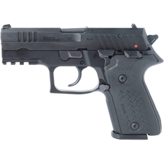 Arex Zero 1 Compact Handgun 9mm Luger 15rd Magazines(2) 3.85" Barrel Black