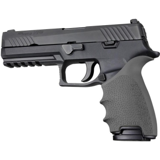 Hogue HandAll Beavertail Handgun Grip Sleeve for Sig Sauer P320 Slate Grey