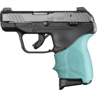 Hogue HandAll Beavertail Grip Sleeve Ruger LCP Max Aqua