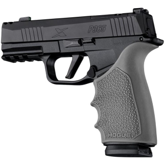 Hogue HandAll Beavertail Handgun Grip Sleeve for Sig Sauer P365 XMacro Slate Grey