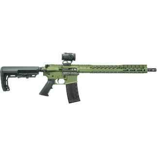 Black Rain Ordnance BRO Spec 15 w/Zerotech Trace Red Dot Rifle 5.56mm 30rd Magazine(1) 16" Barrel Bullfrog Finish