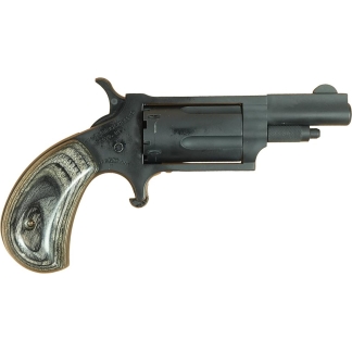NAA 22M Mini Revolver Handgun .22 Magnum 5rd Capacity 1.625" Barrel Grey Cerakote with Silver & Black Grip
