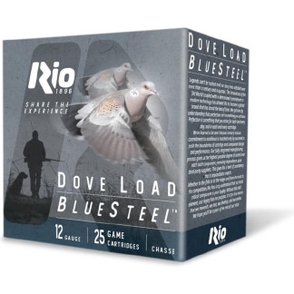 Rio Bluesteel Dove Load Shotshells 12 ga 2.75" 1oz #7 1350 fps 25/ct