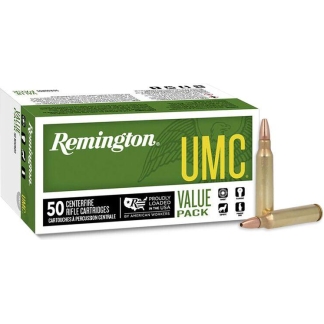 Remington UMC Rifle Ammunition .223 Rem 45gr JHP 3550 fps 50/ct