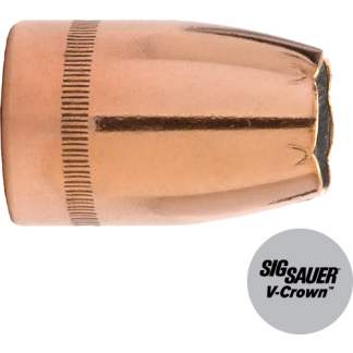 Sig Sauer V-Crown By Sierra Handgun Bullets 9mm .355" 124 gr. JHP Sig Sauer V-Crown 500/ct