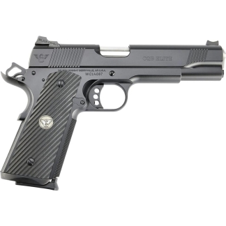 Wilson Combat CQB Elite Full Size Handgun .45 ACP 8rd Magazines (2) 5" Barrel Black Armor-Tuff Ambidextrous Safety