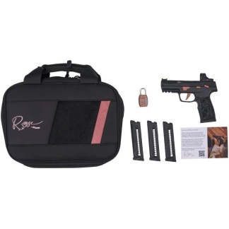 Sig Sauer P322 Rose Romeo RS Handgun .22 LR 10rd Magazines (3) 4" Barrel Black with Rose Savior Gun Bag