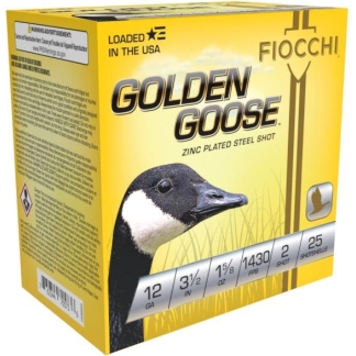 Fiocchi Golden Goose Shotshells 12ga 3 1/2" 1-5/8oz 1430fps #BBB 25/ct