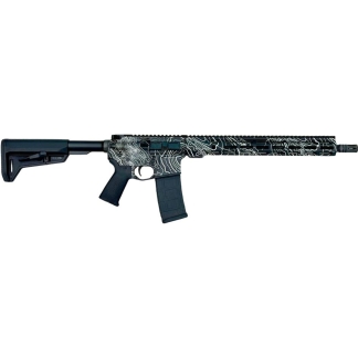 Shark Coast Tactical "Black Topography" Rifle 5.56mm 30rd Magazine 16" Barrel